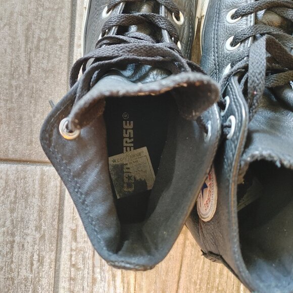 Rare Genuine Leather Converse All Star Chuck Taylor Sailor Jerry Shoes - Men's 4 - Picture 14 of 16